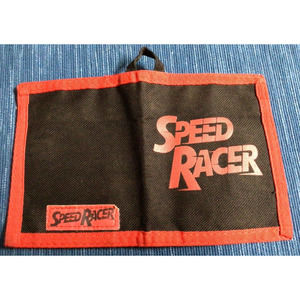 2008 Speed Racer Movie Bifold Hook Loop Wallet Mach GoGoGo Anime Pre Owned ~868A